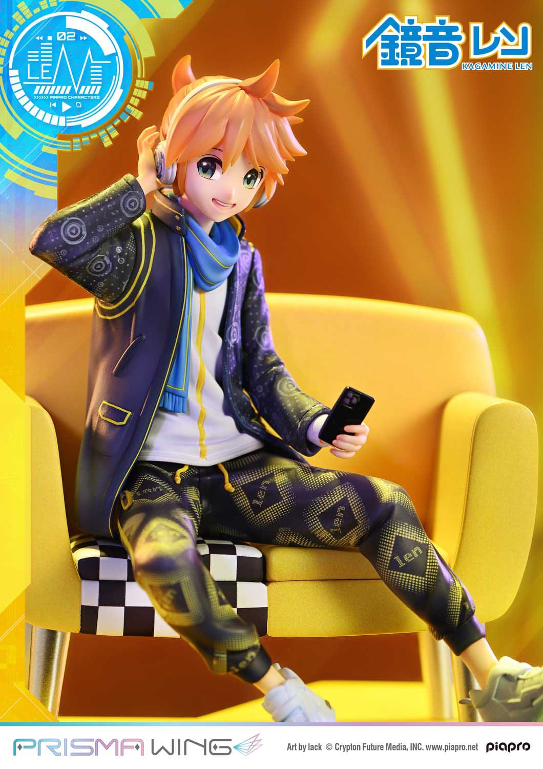 Vocaloid Piapro Characters - Kagamine Len - Art by lack - Prisma Wing Figur 1/7 (Prime 1 Studio)
