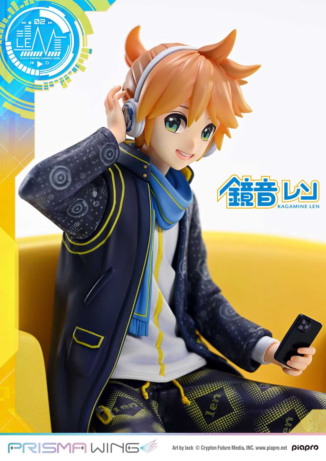 Vocaloid Piapro Characters - Kagamine Len - Art by lack - Prisma Wing Figur 1/7 (Prime 1 Studio)