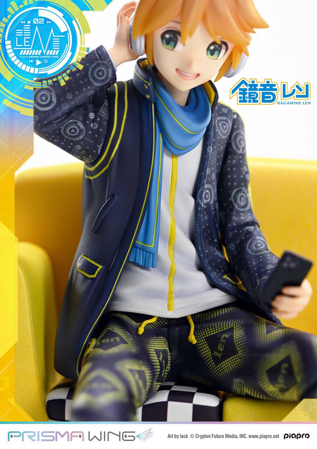 Vocaloid Piapro Characters - Kagamine Len - Art by lack - Prisma Wing Figur 1/7 (Prime 1 Studio)