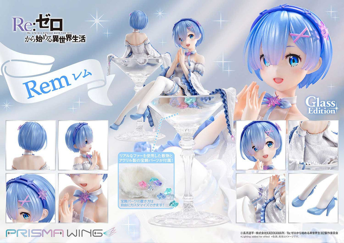 Re: Zero - rem - Glass Edition Prisma Wing figure 1/7 (Prime 1 Studio)