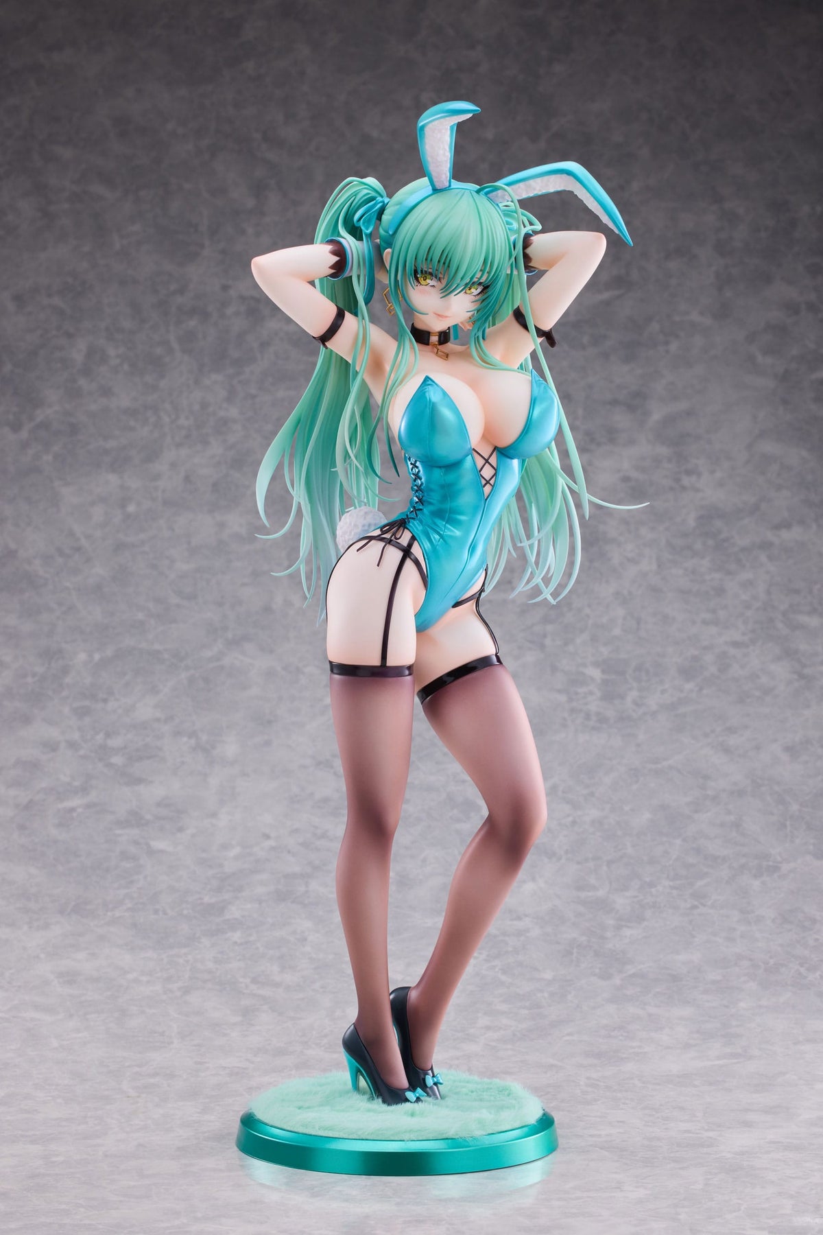 Original Character - Green Twin Tail Bunny -Chan - figure 1/4 (party look)