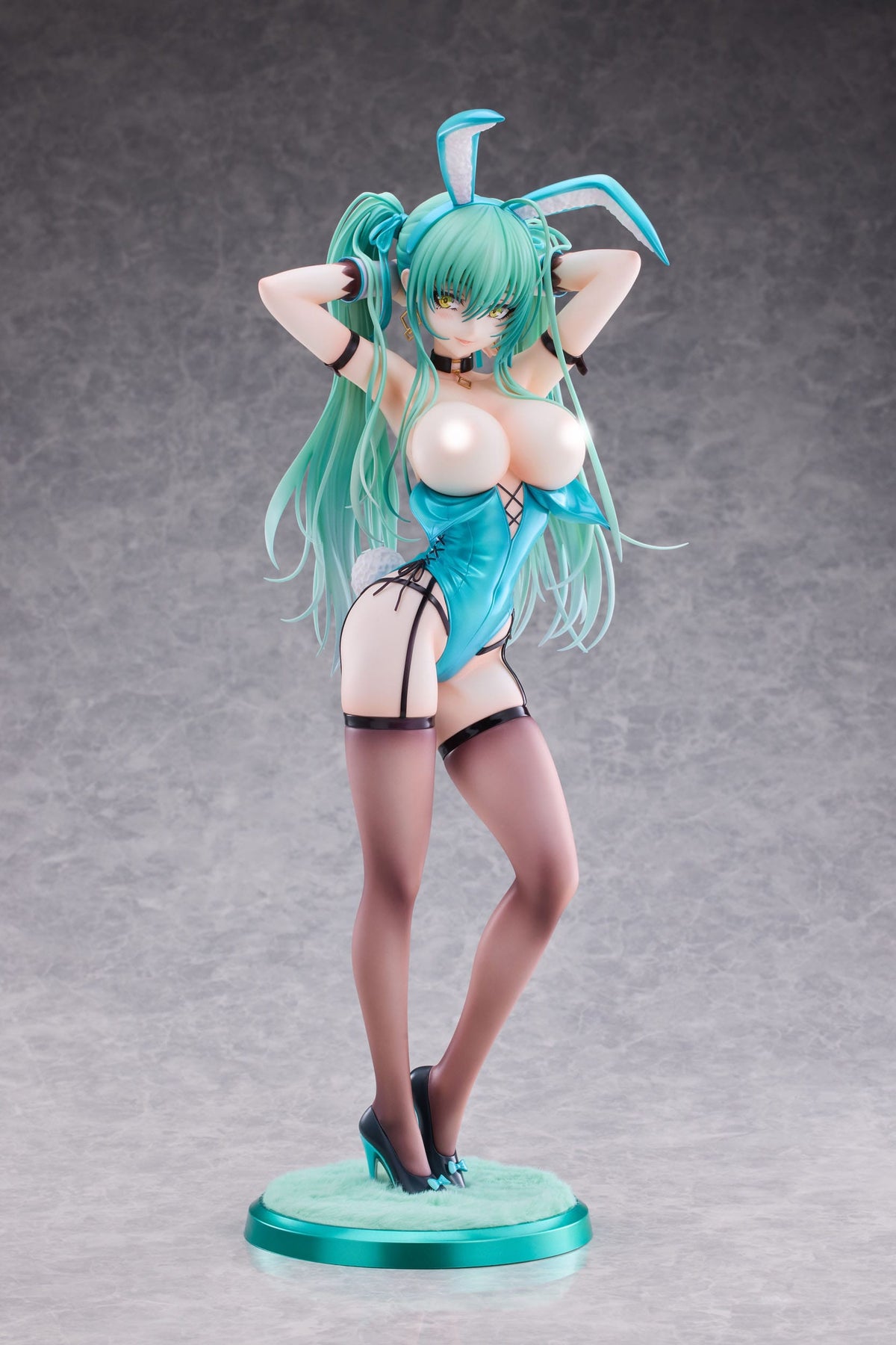 Original Character - Green Twin Tail Bunny -Chan - figure 1/4 (party look)