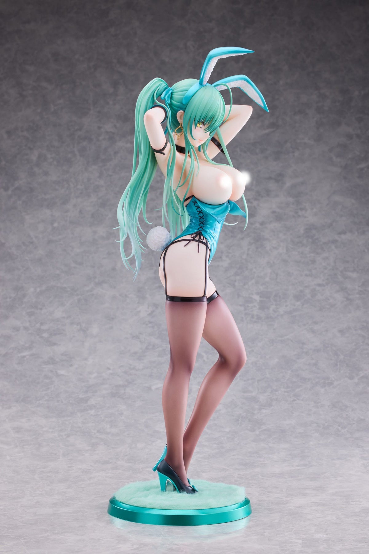 Original Character - Green Twin Tail Bunny -Chan - figure 1/4 (party look)