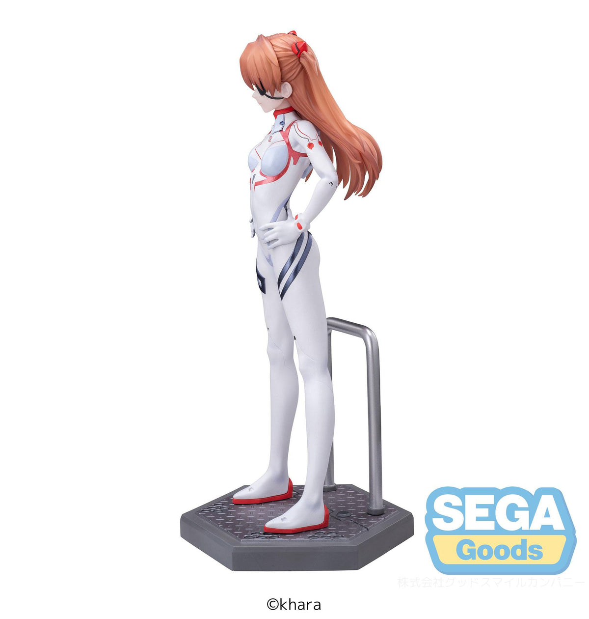 Evangelion: 3.0+1.0 Thrice Upon a Time - Asuka Shikinami Langley - White Plugsuit Luminasta Figur (SEGA)