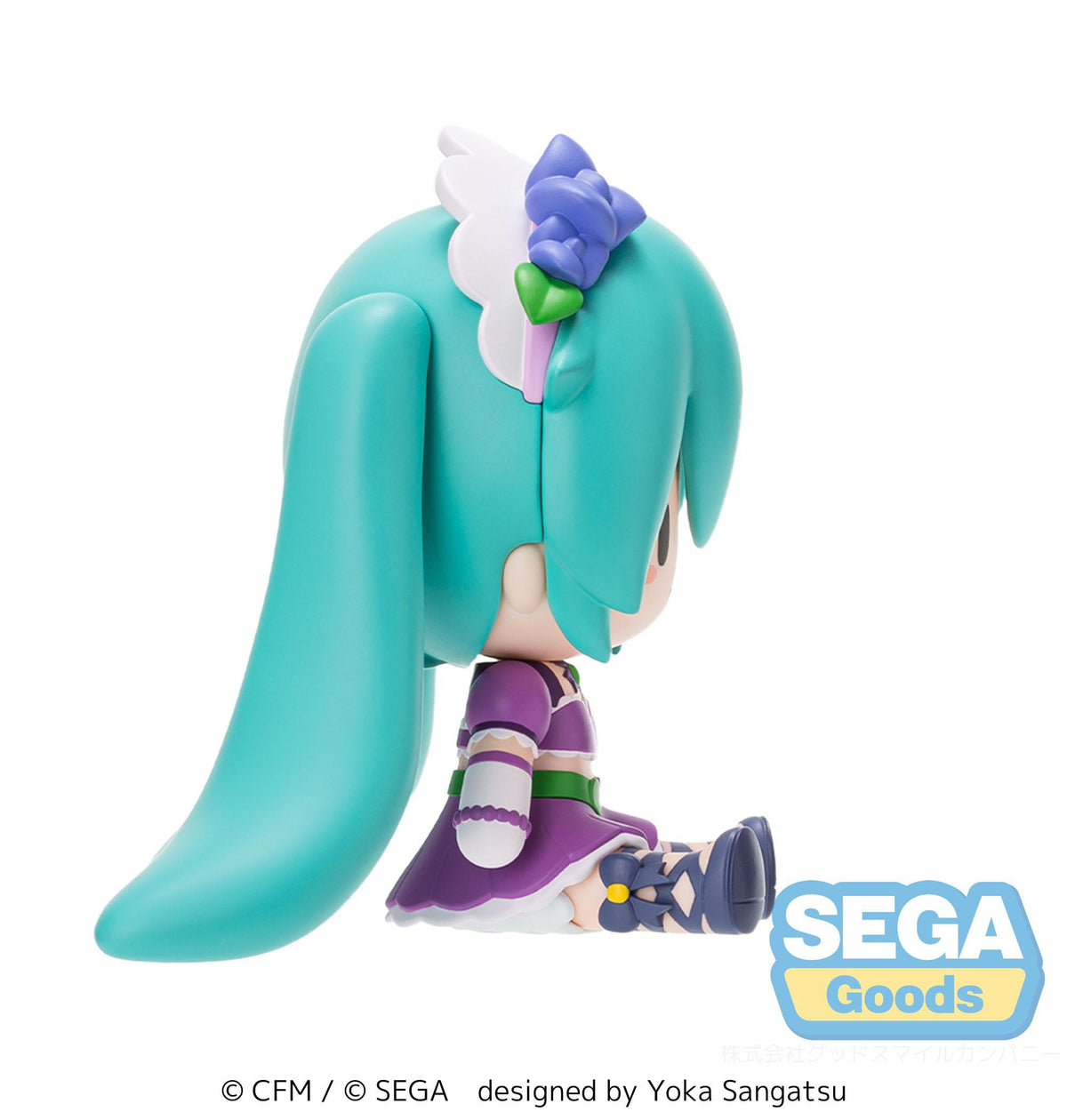 Hatsune Miku - Miku x Love and Berry Dress Up and Dance! - Sparkly Purple - Fuwa Petit Chibi Figur (SEGA)