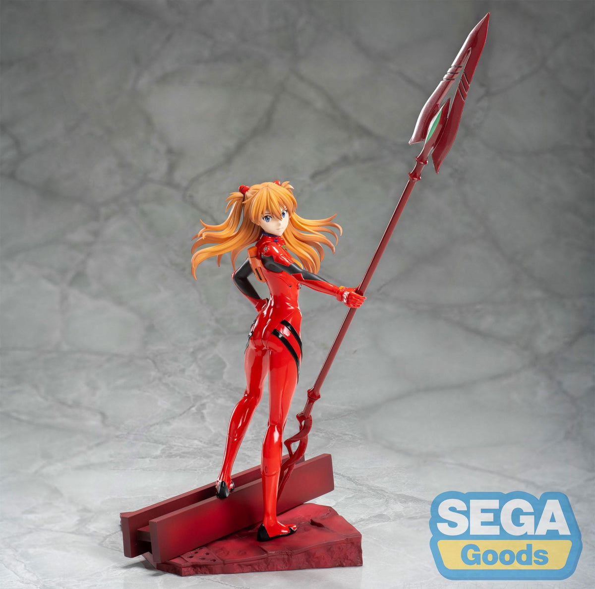 Evangelion: 3.0+1.0 Thrice Upon A Time - Asuka Shikinami Langley - Spear of Longinus - Luminasta figure (Sega)