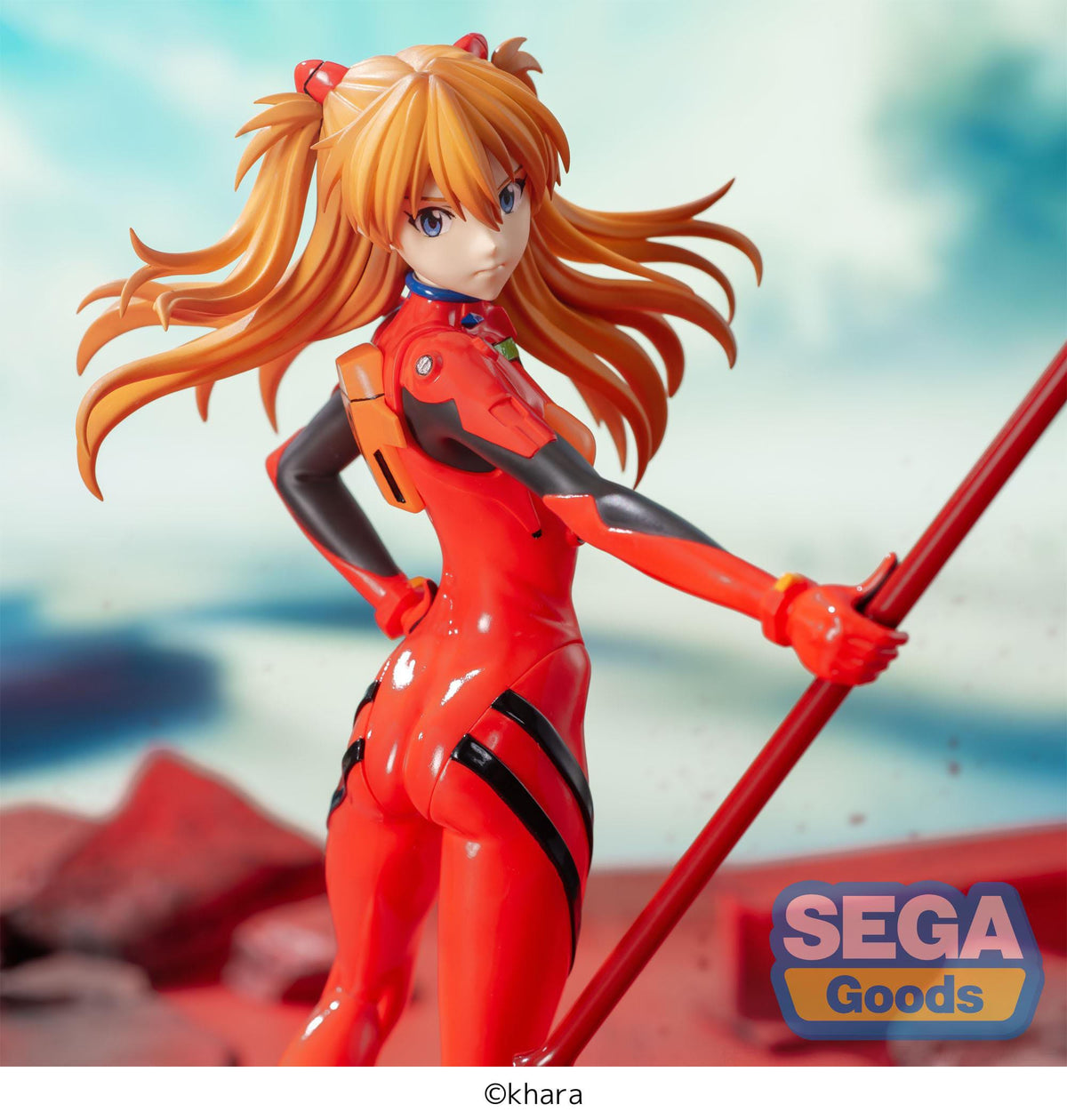 Evangelion: 3.0+1.0 Thrice Upon A Time - Asuka Shikinami Langley - Spear of Longinus - Luminasta figure (Sega)