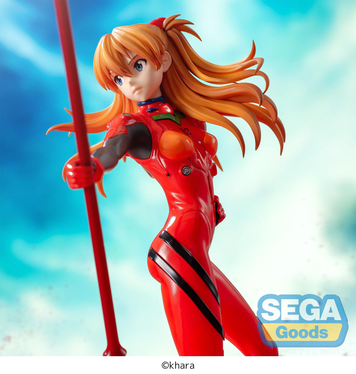 Evangelion: 3.0+1.0 Thrice Upon A Time - Asuka Shikinami Langley - Spear of Longinus - Luminasta figure (Sega)