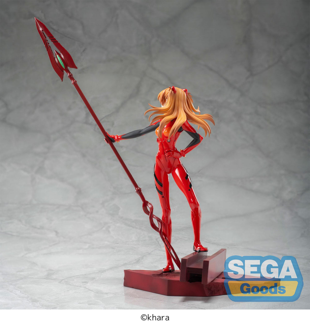 Evangelion: 3.0+1.0 Thrice Upon A Time - Asuka Shikinami Langley - Spear of Longinus - Luminasta figure (Sega)
