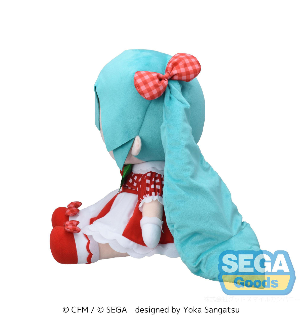 Hatsune Miku - Miku x Love and Berry Dress Up and Dance! - Lovely Strawberry - Plüschfigur (SEGA)