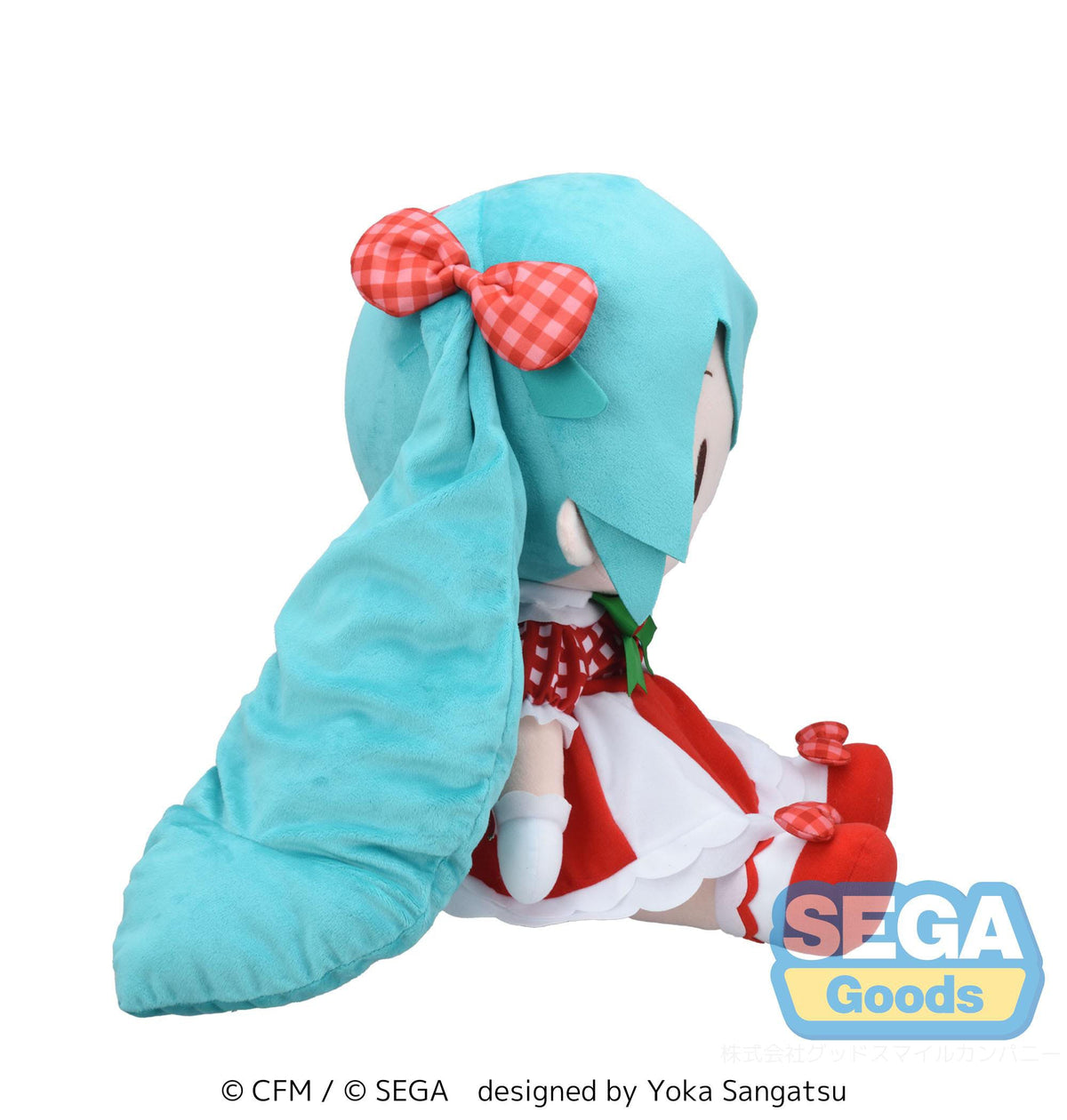 Hatsune Miku - Miku x Love and Berry Dress Up and Dance! - Lovely Strawberry - Plüschfigur (SEGA)