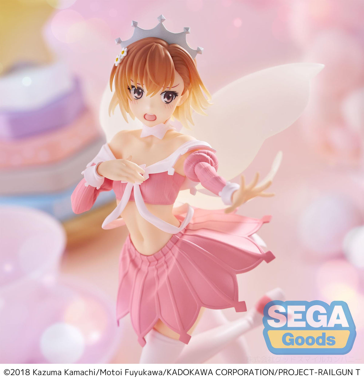 A Certain Scientific Railgun T - Mikoto Misaka - Great Spirit Maid Luminasta Figur (SEGA)