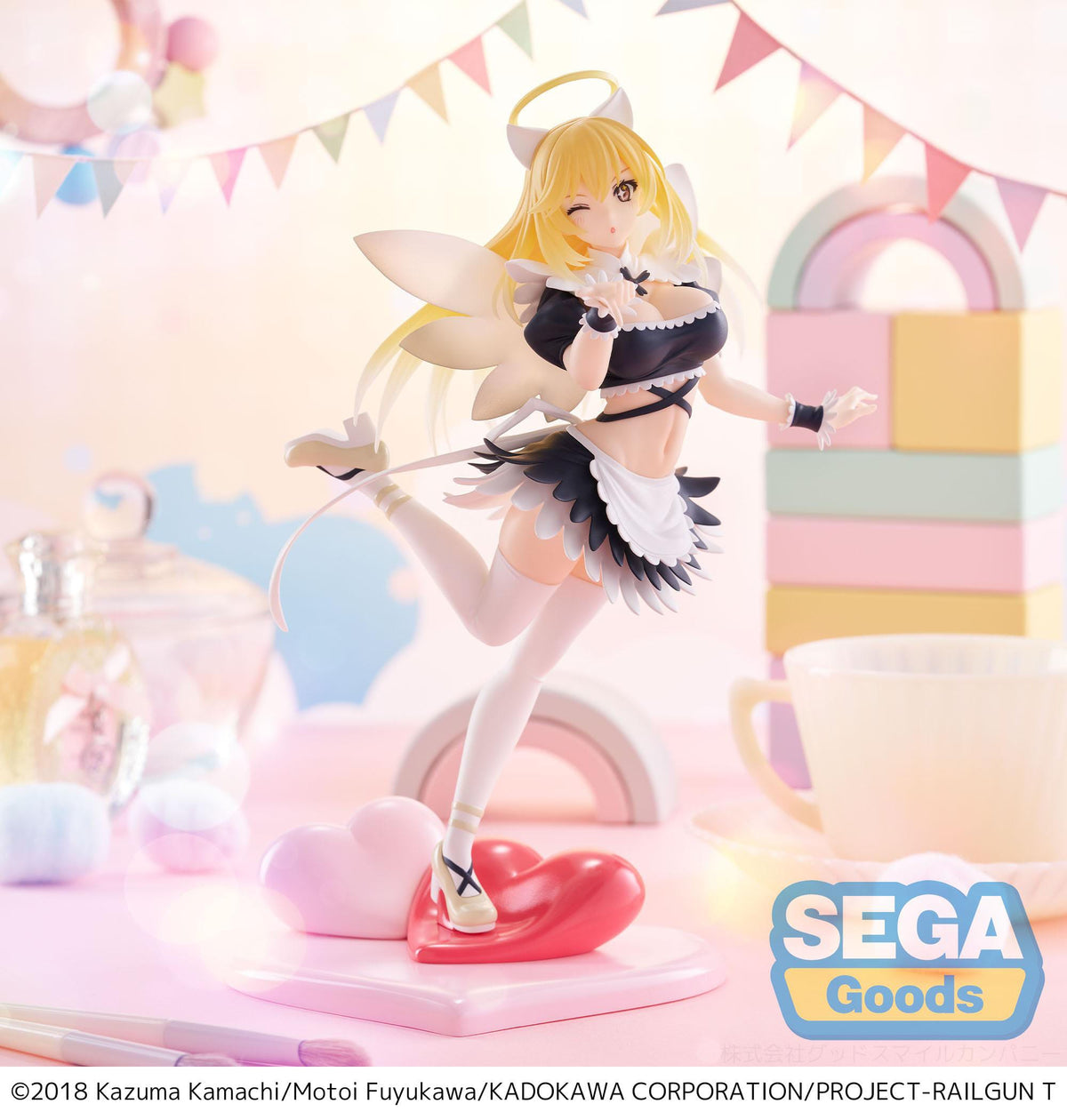 A Certain Scientific Railgun T - Misaki Shokuhou - Fallen Angel Maid Luminasta Figur (SEGA)