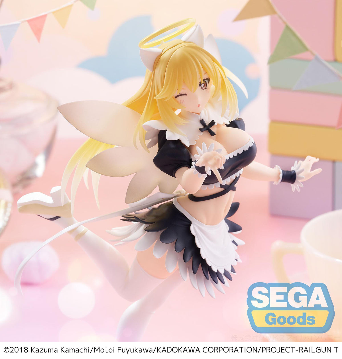 A Certain Scientific Railgun T - Misaki Shokuhou - Fallen Angel Maid Luminasta Figur (SEGA)