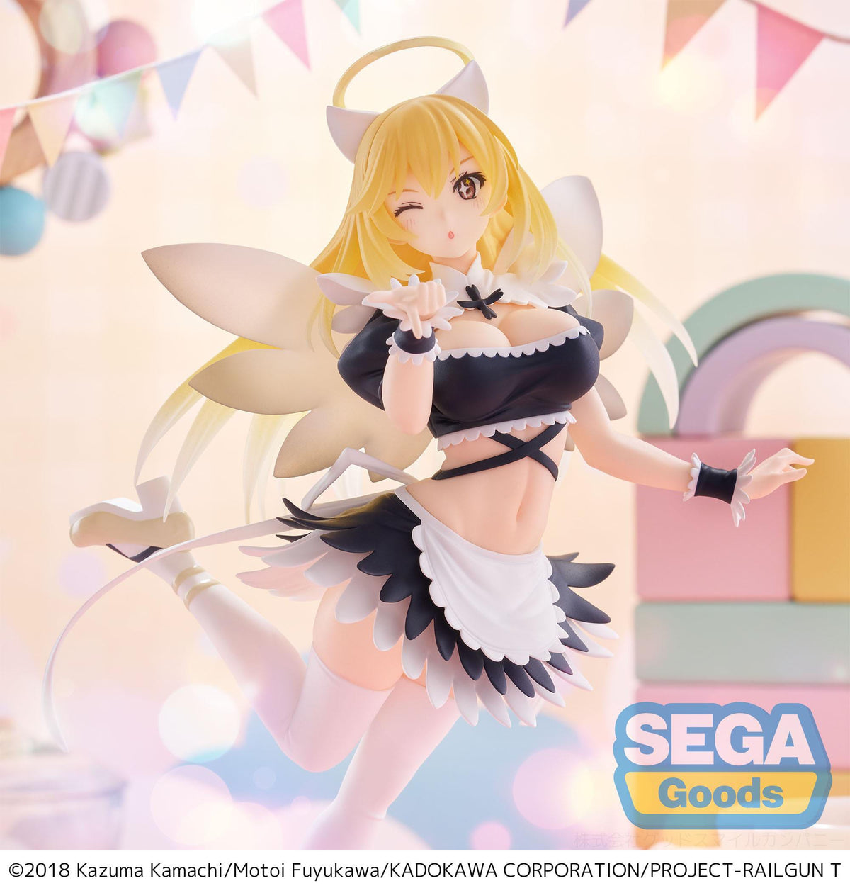 A Certain Scientific Railgun T - Misaki Shokuhou - Fallen Angel Maid Luminasta Figur (SEGA)