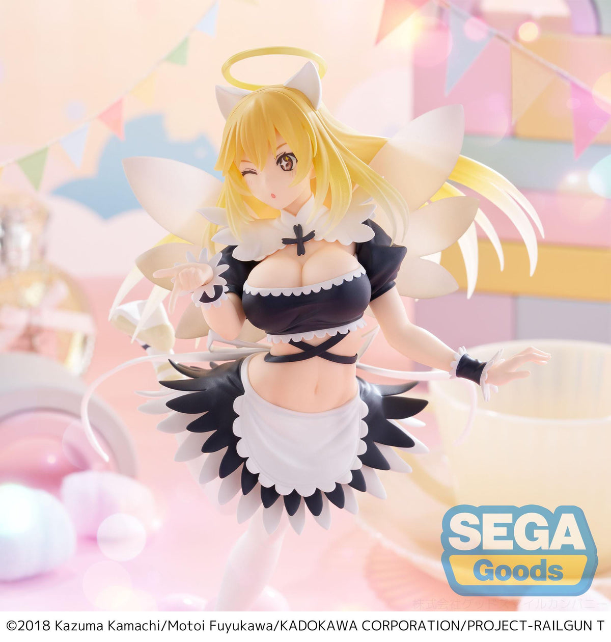 A Certain Scientific Railgun T - Misaki Shokuhou - Fallen Angel Maid Luminasta Figur (SEGA)