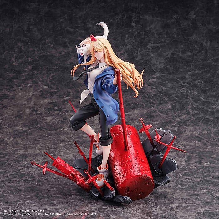 Chainsaw Man - Power & Meowy - S-Fire Figur 1/7 (SEGA)
