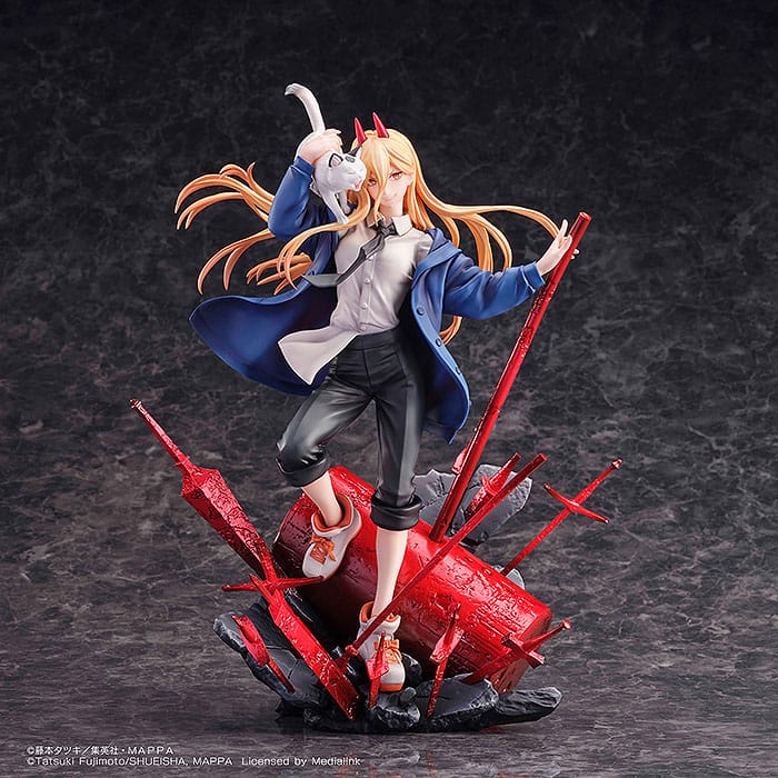 Chainsaw Man - Power & Meowy - S-Fire Figur 1/7 (SEGA)