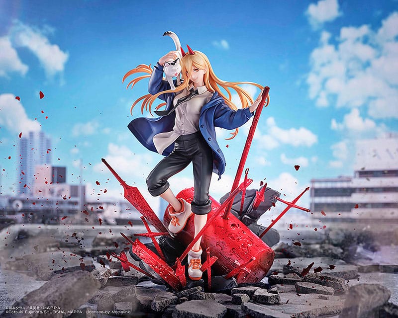 Chainsaw Man - Power & Meowy - S-Fire Figur 1/7 (SEGA)