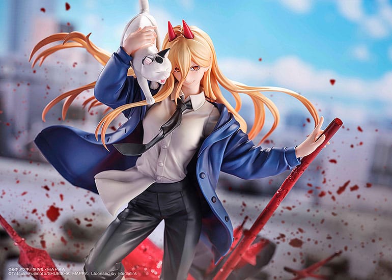 Chainsaw Man - Power & Meowy - S-Fire Figur 1/7 (SEGA)