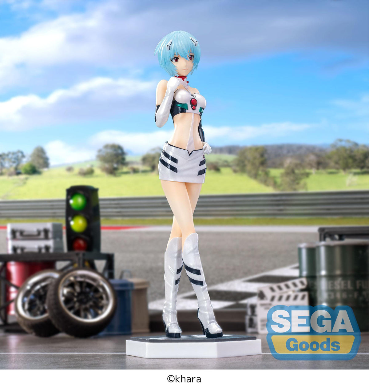 Evangelion Racing - Rei Ayanami - Pit Walk Luminasta figure (Sega)