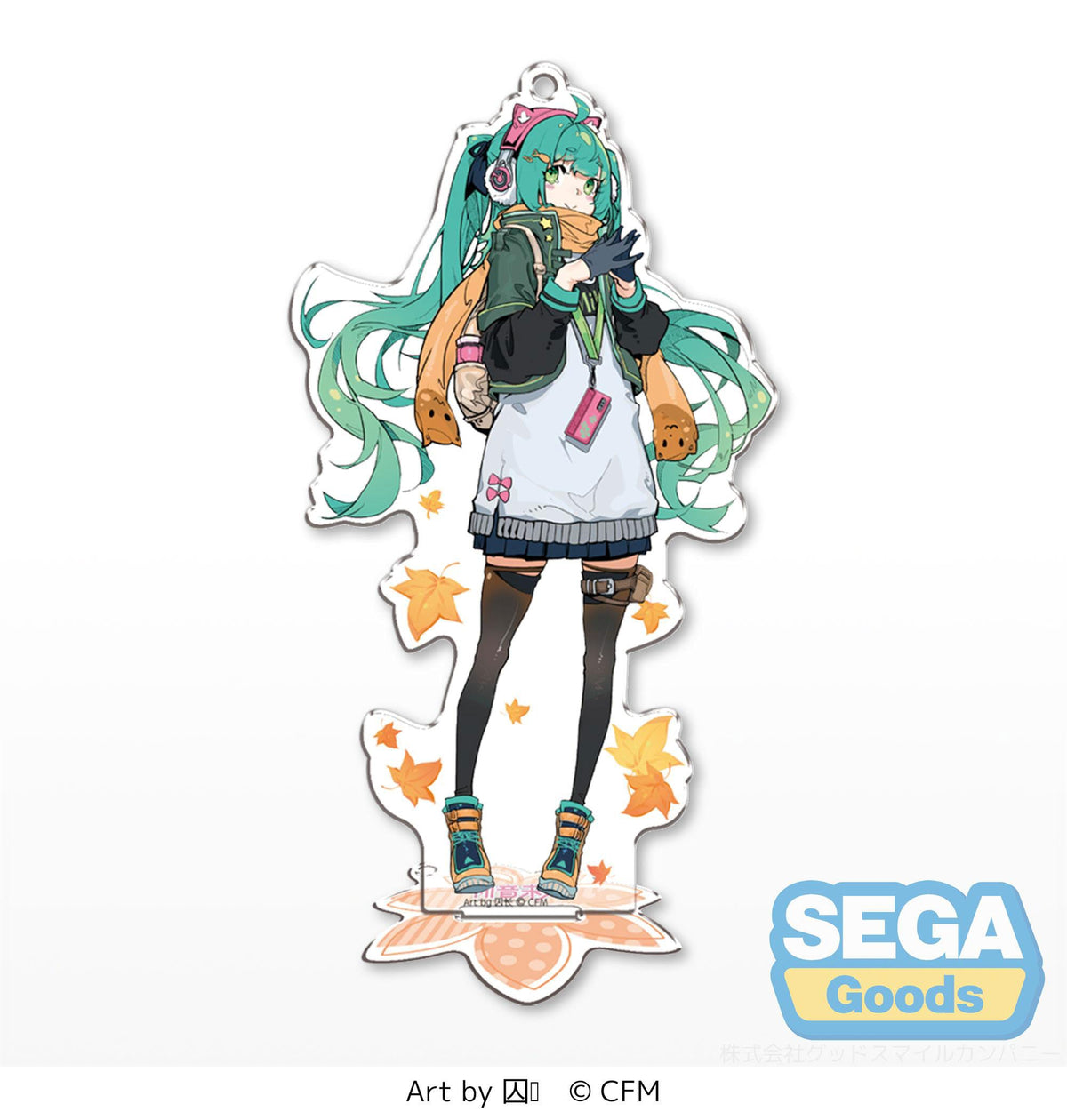Hatsune Miku - key chain acrylic display - Qiuzhang ver. (Sega)