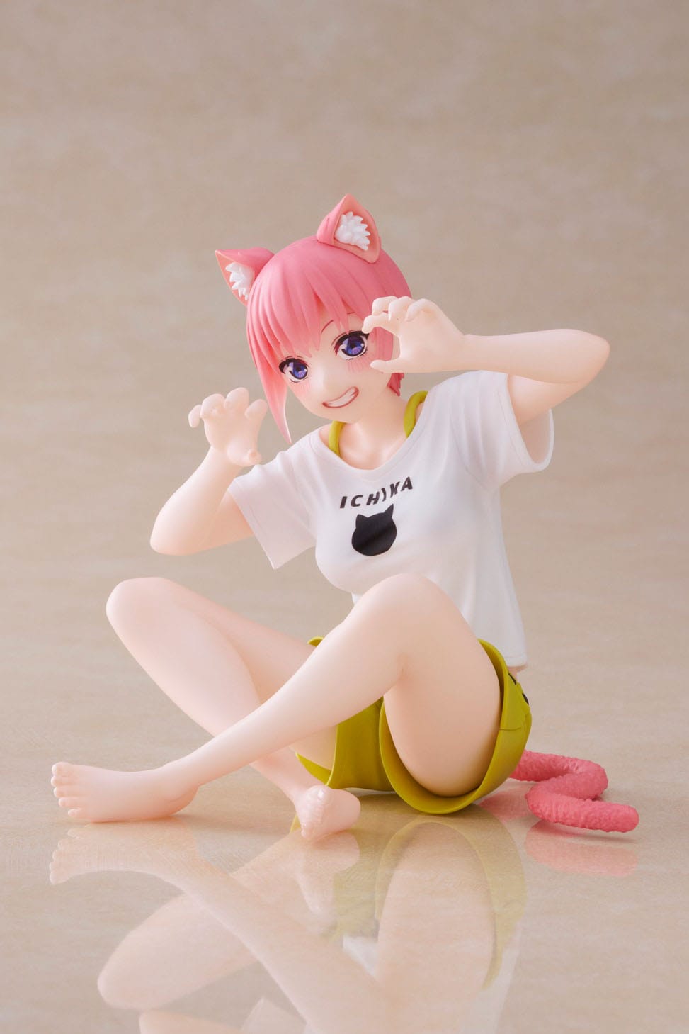 The Quintessential Quintuplets 2 - Ichika Nakano - Newley Written Cat Roomwear Desktop Cute figure (Taito)