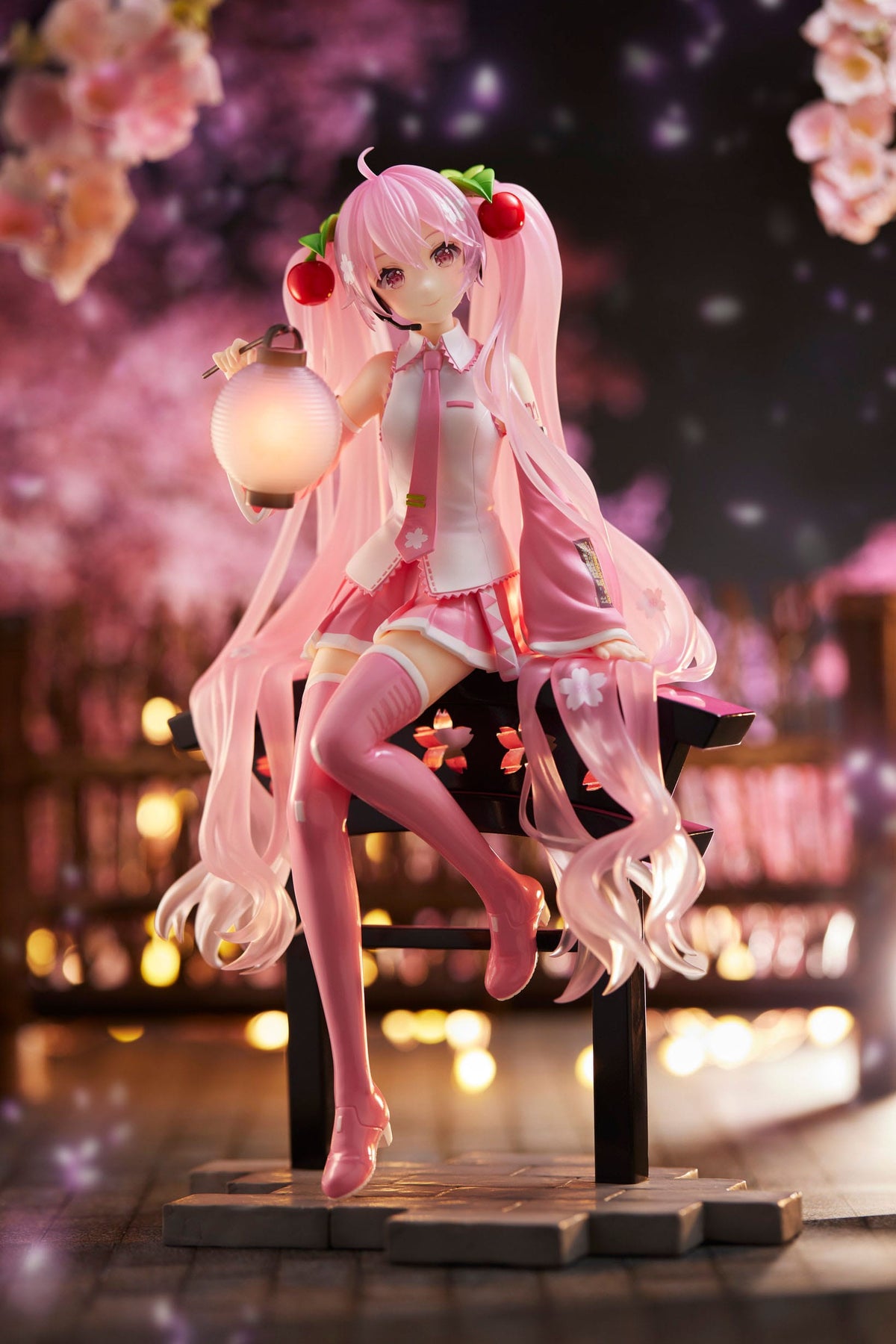 Hatsune Miku - Sakura Miku -  Lantern Ver. AMP Figur (Taito) (re-run)