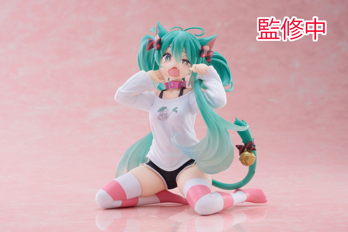 Hatsune Miku - Nekomimi T-Shirt - Desktop Cute Figur (Taito)