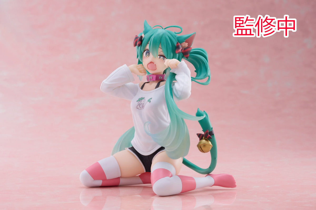 Hatsune Miku - Nekomimi T-Shirt - Desktop Cute Figur (Taito)