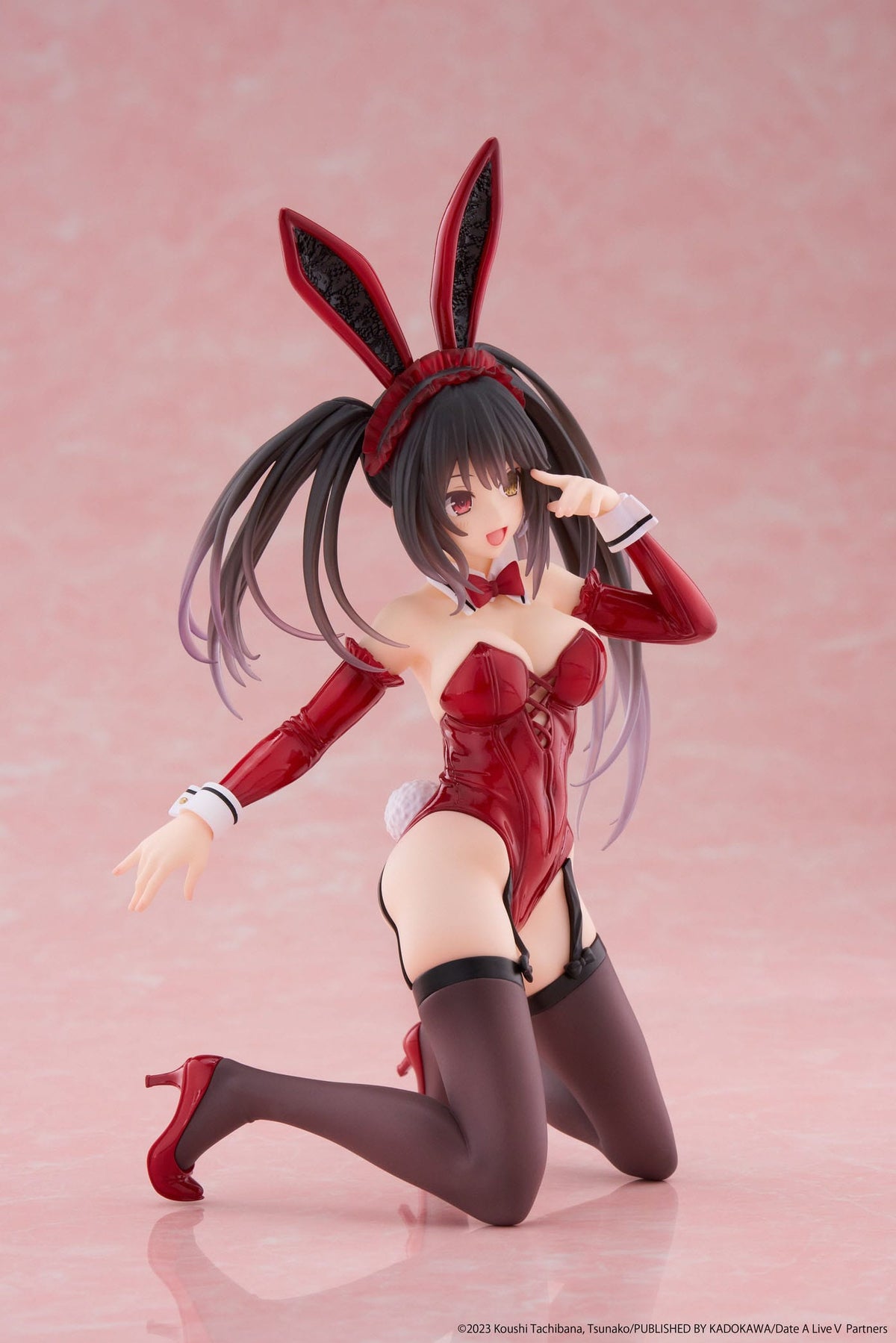 Date A Live V - Kurumi Tokisaki - Bunny Desktop Cute figure (Taito) (OVP deficiency)