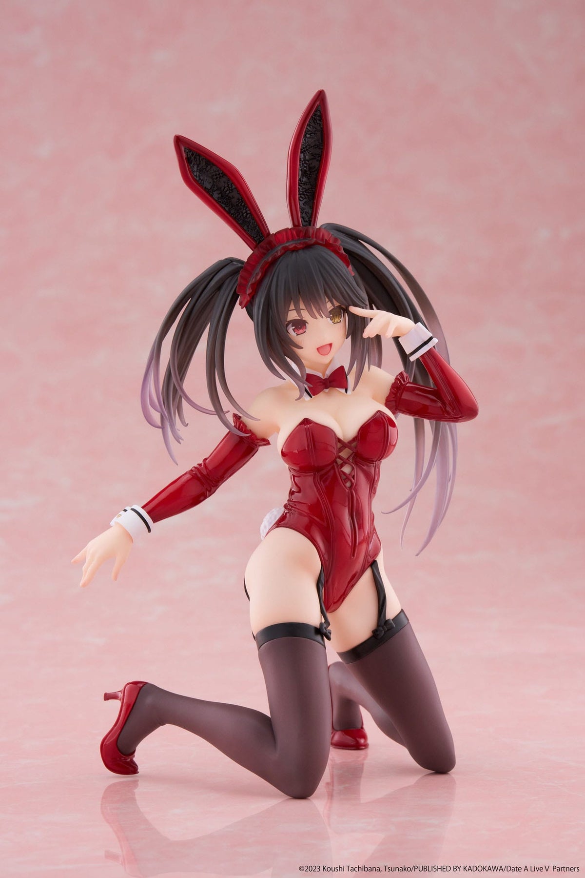 Date A Live V - Kurumi Tokisaki - Bunny Desktop Cute figure (Taito) (OVP deficiency)