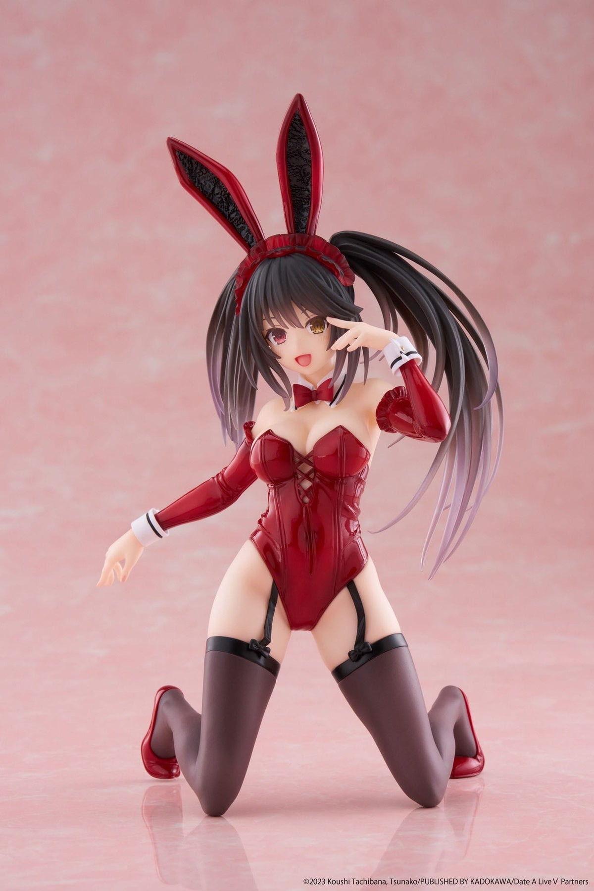 Date A Live V - Kurumi Tokisaki - Bunny Desktop Cute figure (Taito) (OVP deficiency)