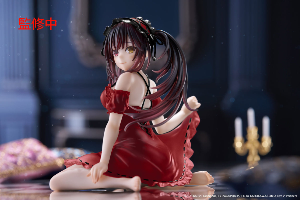 Date A Live IV - Kurumi Tokisa - Nightwear Desktop Cute Renewal Figur (Taito)