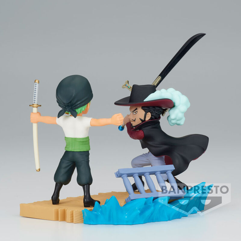 One Piece - Roronoa Zoro vs Dracule Mihawk - WCF Log Stories Figur (Banpresto)