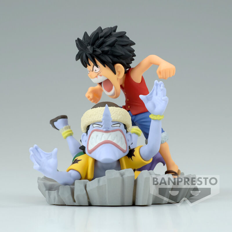 One Piece - Ruffy & Arlong - WCF Log Stories Figur (Banpresto)