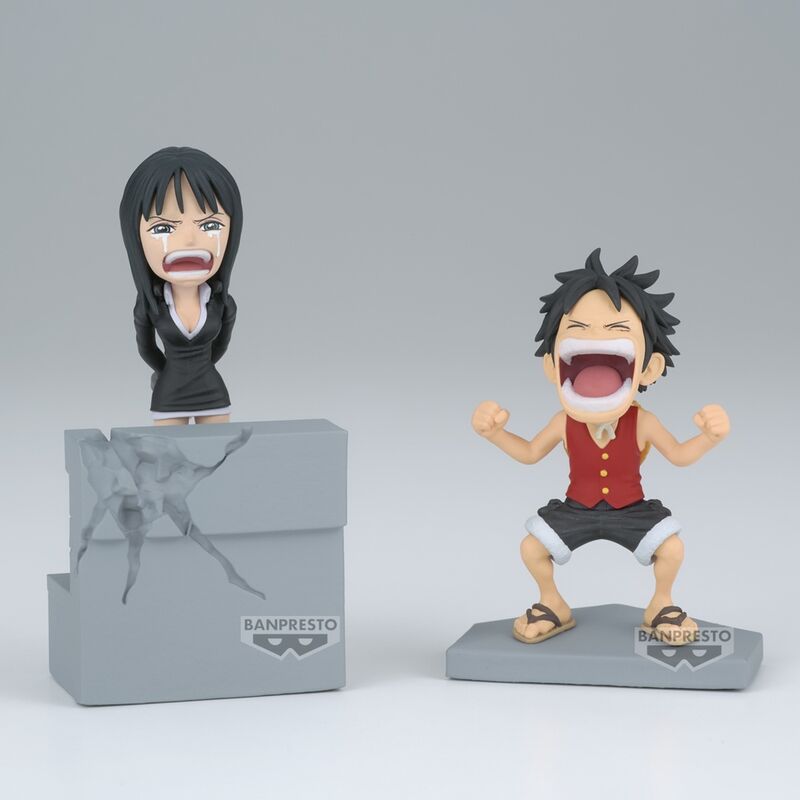 One Piece - Ruffy & Nico Robin - Log Stories figure (Banpresto)