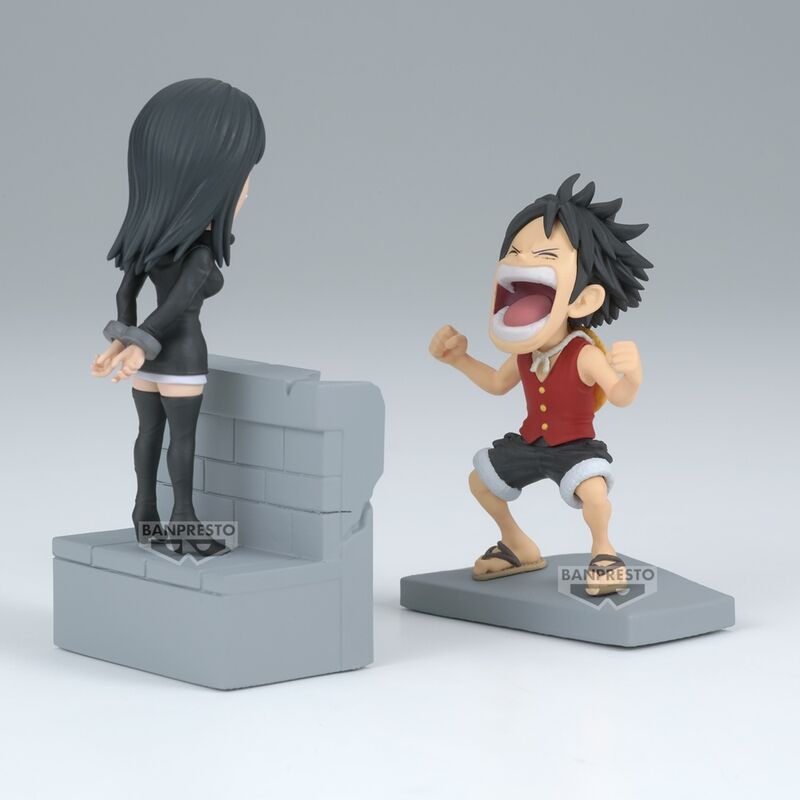 One Piece - Ruffy & Nico Robin - Log Stories figure (Banpresto)