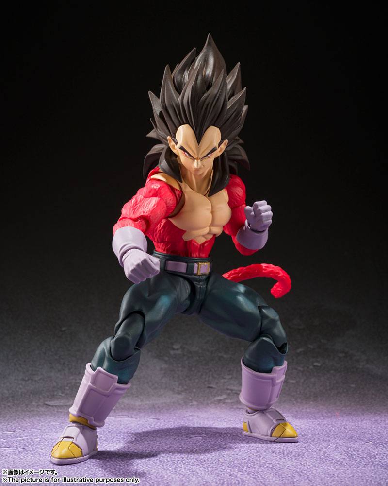 Dragon Ball GT - Vegeta - Super Saiyajin 4 Ver. S.H. Figuarts Action-Figur (Bandai) (re-run)
