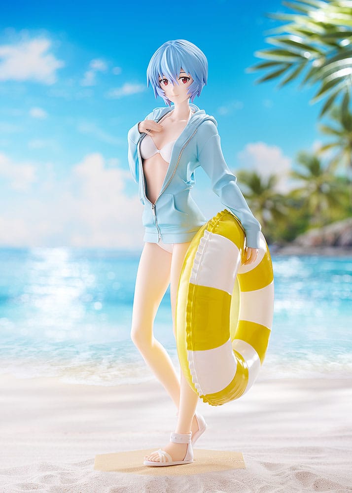 Rebuild of Evangelion - Rei Ayanami - Beach Queens Pop Up Parade figure Size L (Good Smile Company)