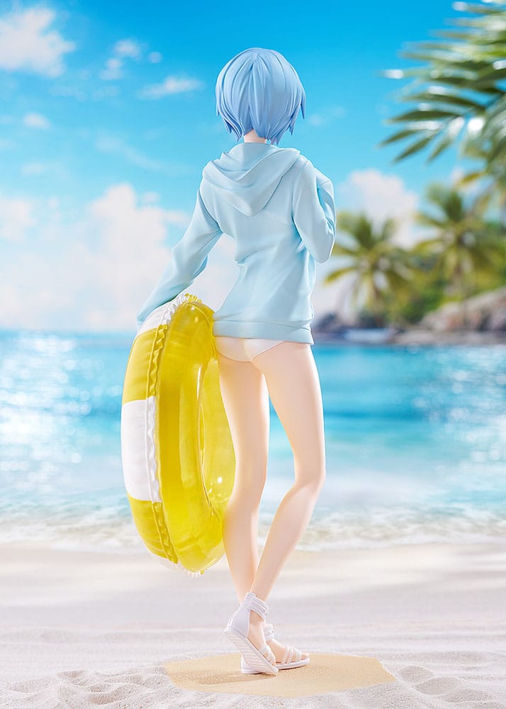 Rebuild of Evangelion - Rei Ayanami - Beach Queens Pop Up Parade Figur Größe L (Good Smile Company)