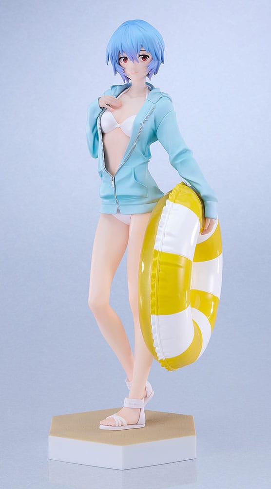 Rebuild of Evangelion - Rei Ayanami - Beach Queens Pop Up Parade Figur Größe L (Good Smile Company)