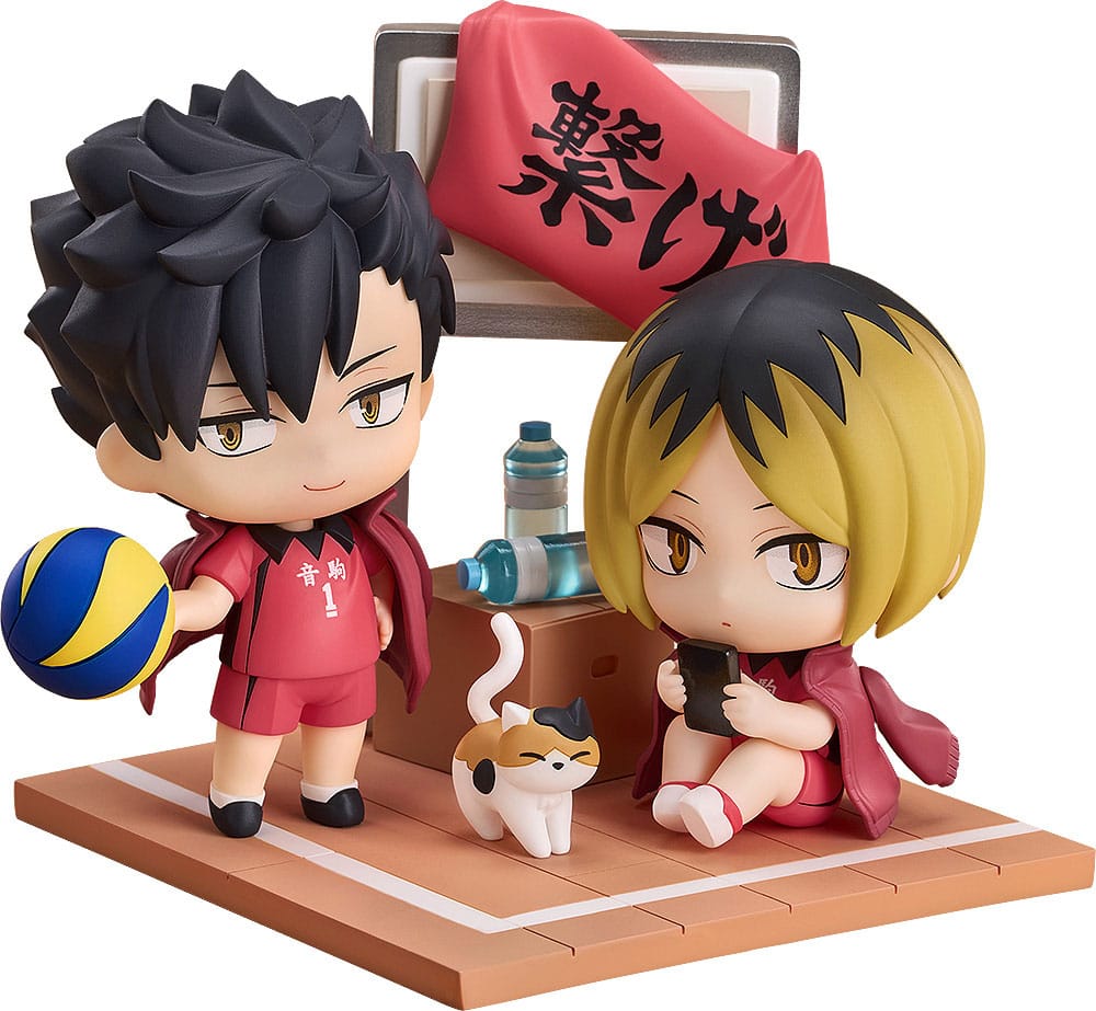 Haikyu!! - Tetsuro Kuroo & Kenma Kozume - Qset Mini-Figure 2-Pack Figur (Good Smile Company)