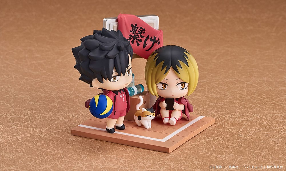 Haikyu!! - Tetsuro Kuroo & Kenma Kozume - Qset Mini-Figure 2-Pack Figur (Good Smile Company)