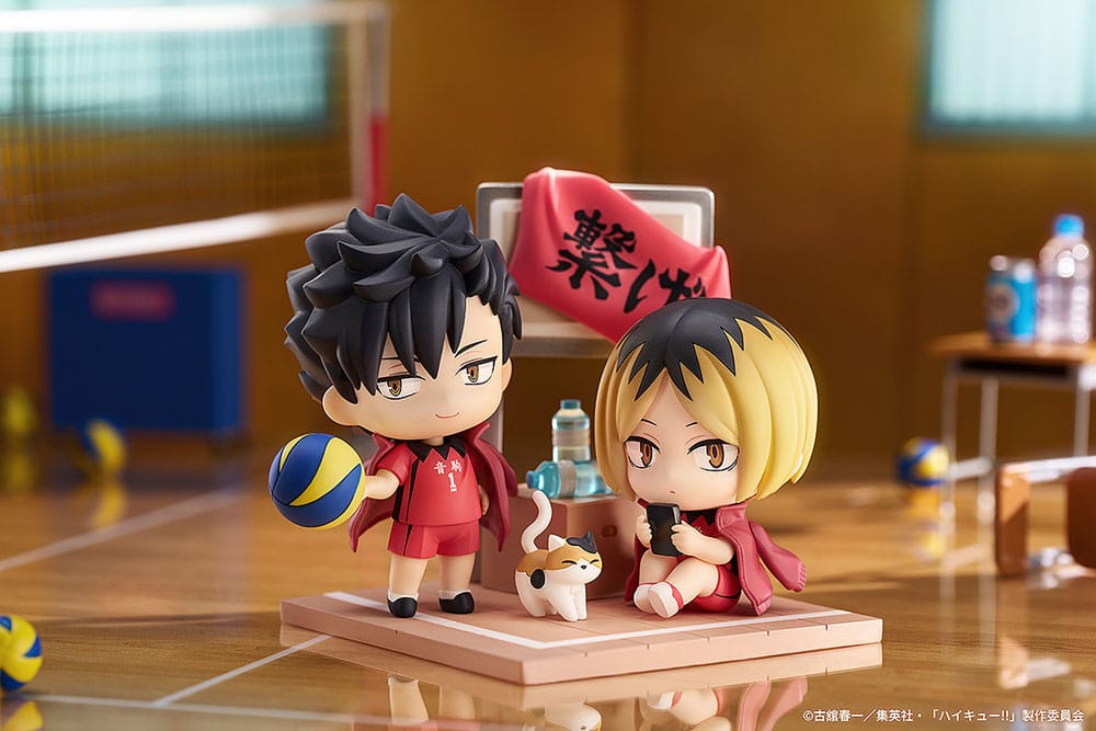 Haikyu!! - Tetsuro Kuroo & Kenma Kozume - Qset Mini-Figure 2-Pack Figur (Good Smile Company)