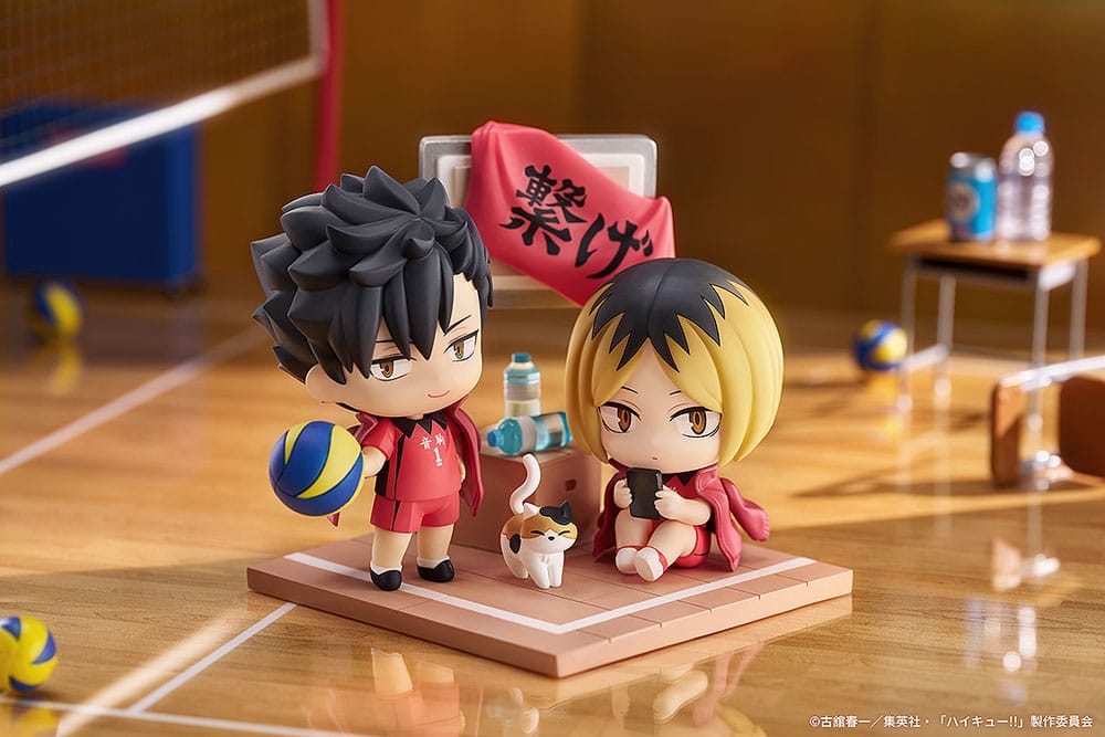 Haikyu!! - Tetsuro Kuroo & Kenma Kozume - Qset Mini-Figure 2-Pack Figur (Good Smile Company)