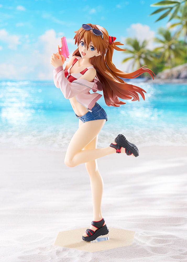Rebuild of Evangelion - Asuka Shikinami Langley - Beach Queens Pop Up Parade figure Size L (Good Smile Company)