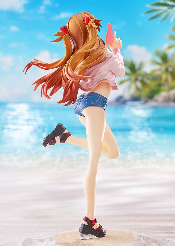 Rebuild of Evangelion - Asuka Shikinami Langley - Beach Queens Pop Up Parade Figur Größe L (Good Smile Company)