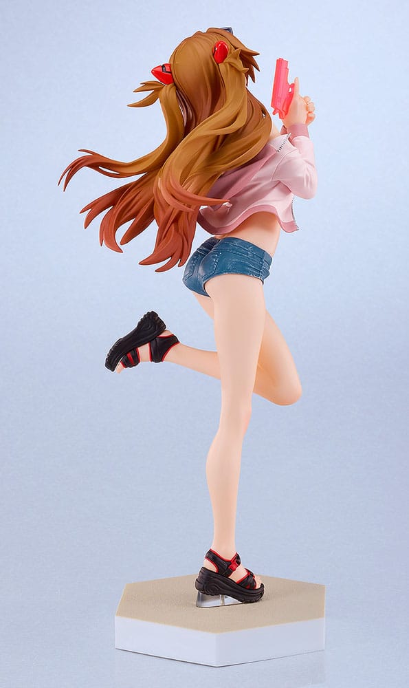 Rebuild of Evangelion - Asuka Shikinami Langley - Beach Queens Pop Up Parade Figur Größe L (Good Smile Company)