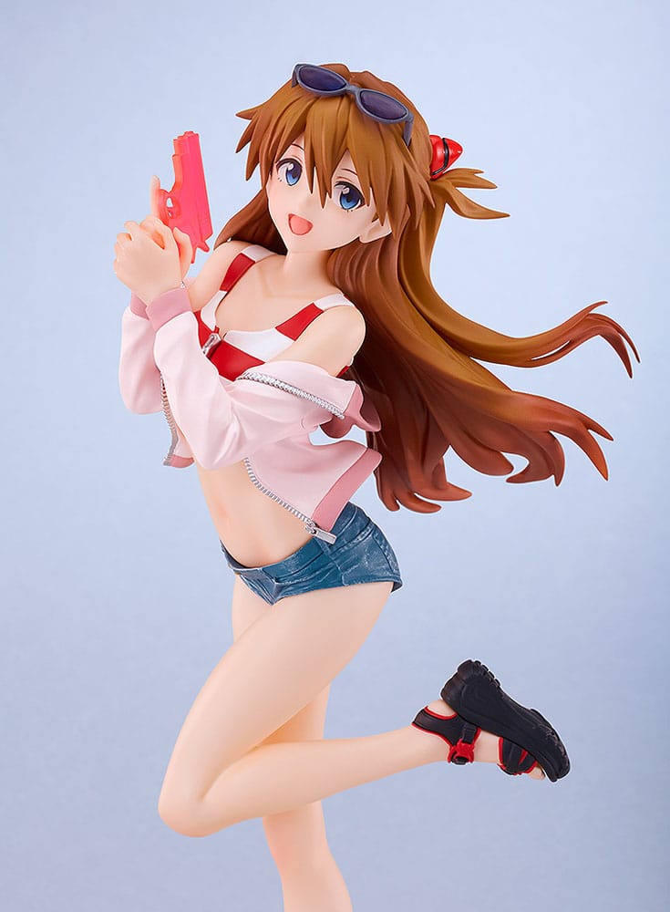 Rebuild of Evangelion - Asuka Shikinami Langley - Beach Queens Pop Up Parade Figur Größe L (Good Smile Company)